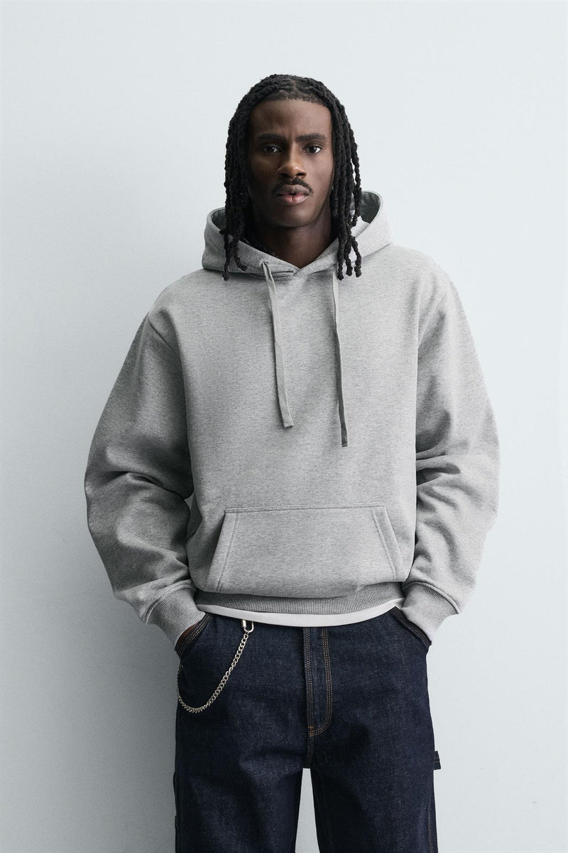 Zara Oversized light grey Hoodie