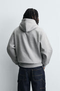 Zara Oversized light grey Hoodie