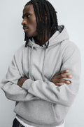 Zara Oversized light grey Hoodie