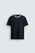 Zara Basic T-shirt navy